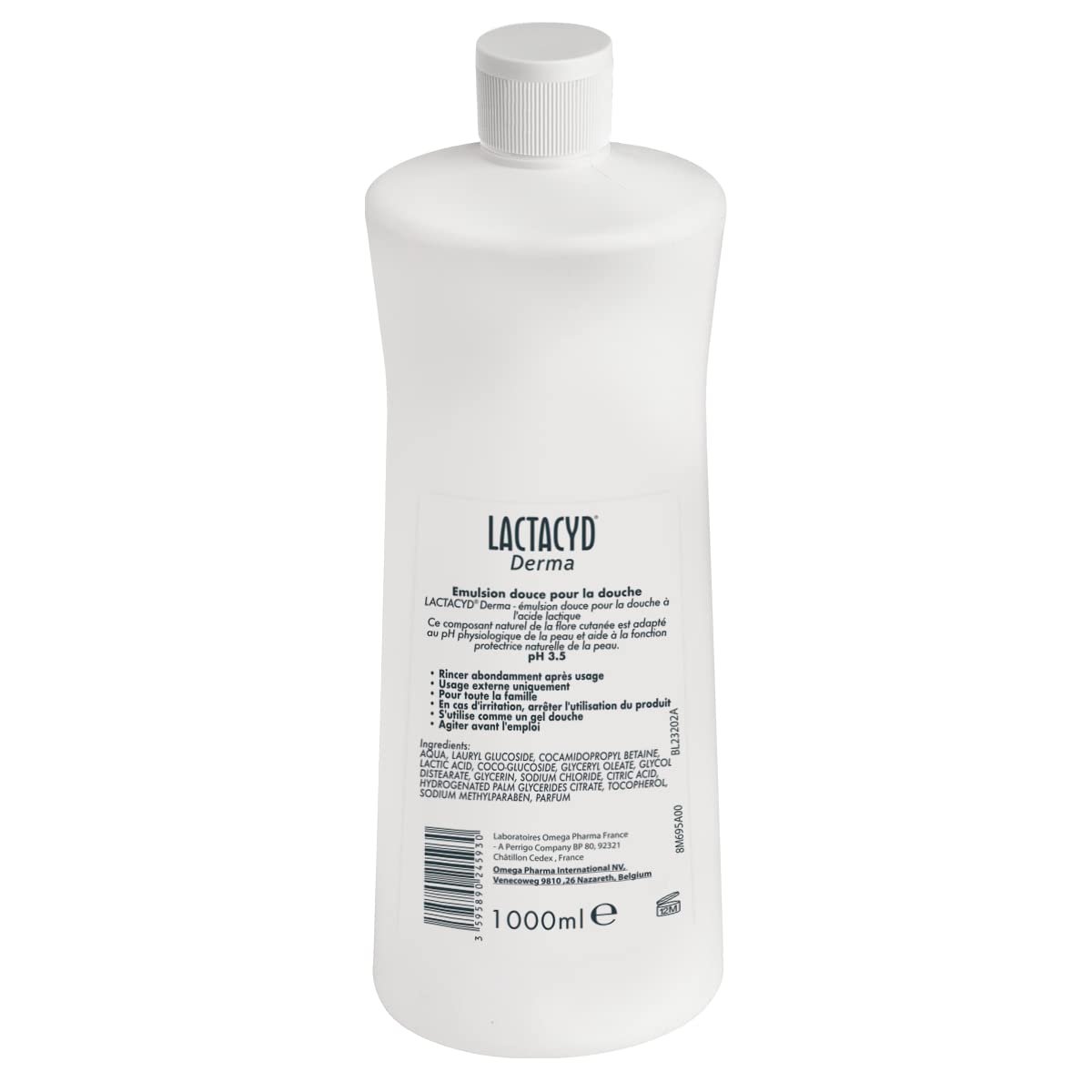 Гель-емульсія Lactacyd Derma для душу 1 л, фото №2
