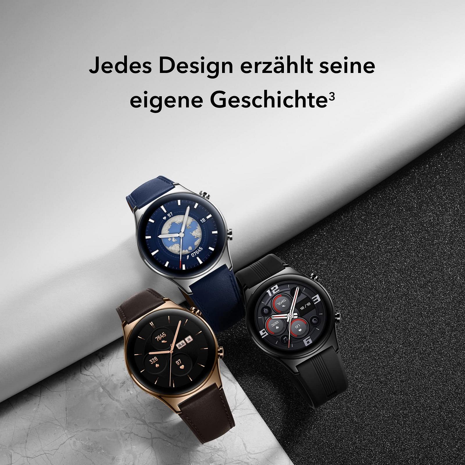Смарт-часы HONOR Watch GS 3 1.43 дюйма AMOLED сенсорный экран монитор сердечного ритма мониторинг сна и кислорода в крови GPS 14 дней автономной работы Midnight Black, фото №9