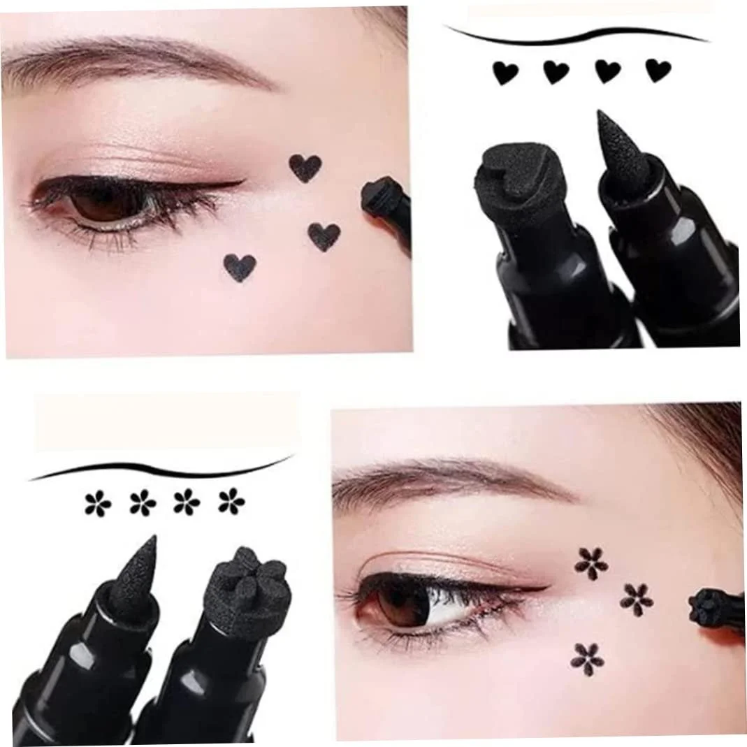 Підводка-штамп 2 в 1 Рідка водостійка з подвійним наконечником, фото №6 Підводка-штамп 2 в 1 Рідка водостійка з подвійним наконечником, фото №6