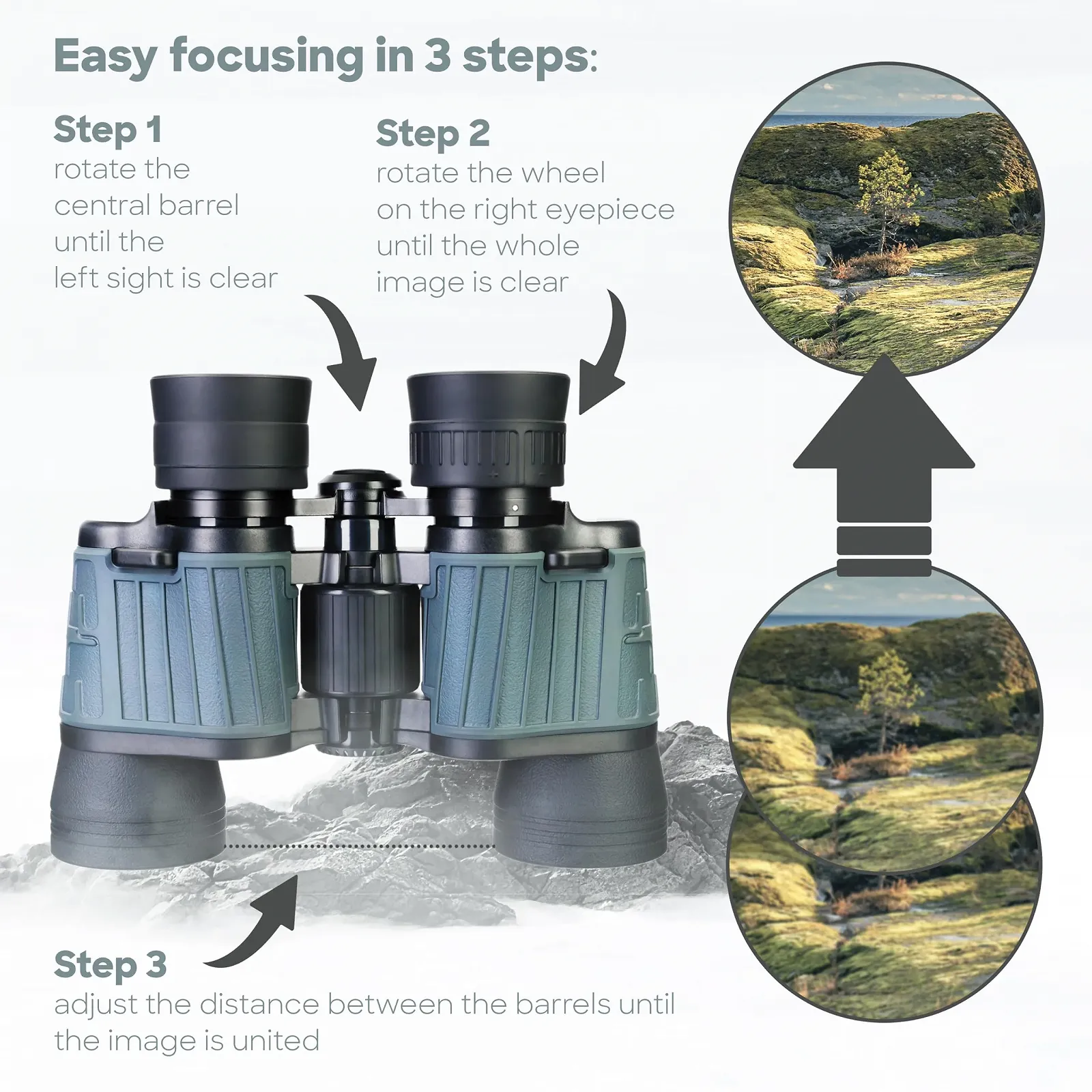 Бінокль Discovery Flint 8 x 40 Porro Prism BK-7 Aluminium, фото №5