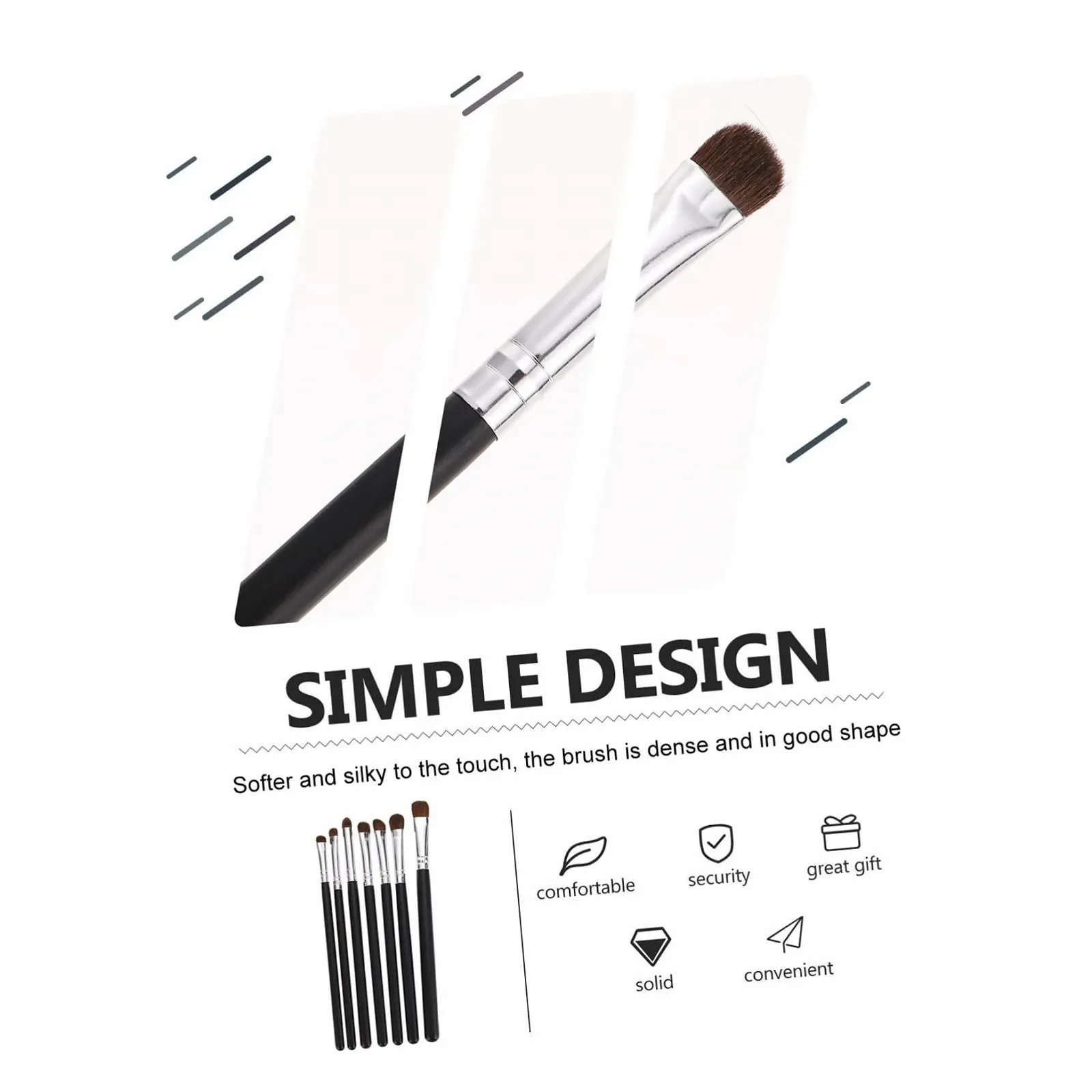 Пензлі Magiclulu для макіяжу очей, 14 шт, набір, фото №5