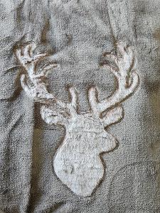 Плед Пухнастий Meinposten Олень, 150 x 200 см, Поліестер, Двосторонній, Коричневий - Фото 1