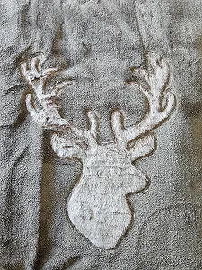 Плед Пухнастий Meinposten Олень, 150 x 200 см, Поліестер, Двосторонній, Коричневий - Фото 1