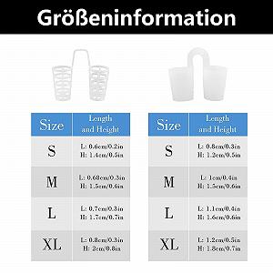 Роздільники для носа (8 шт. в упаковці) Кліпси від хропіння synthetic.ua - Фото 1