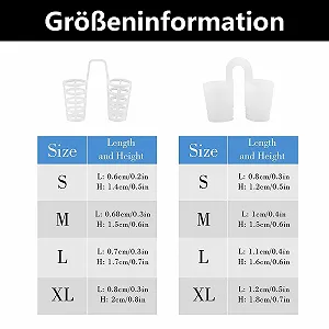 Разделители для носа (8 шт. в упаковке) Клипсы от храпа synthetic.ua - Фото 1