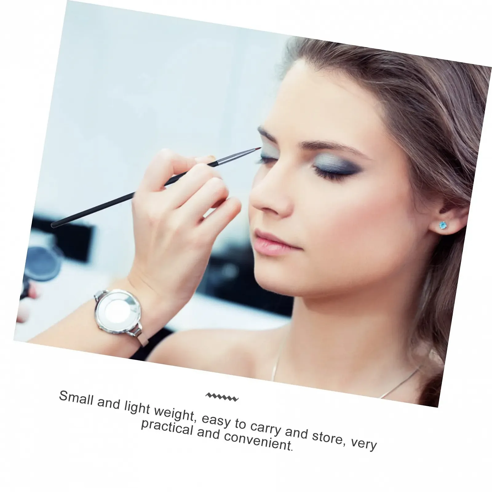 Набір пензлів для підводки очей 8 шт, багатофункціональні, фото №3