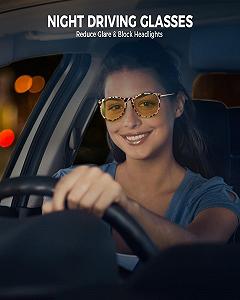 Окуляри Fimoson Нічного Бачення Поляризовані Жовті Леопард/Жовтий synthetic.ua - Фото 1