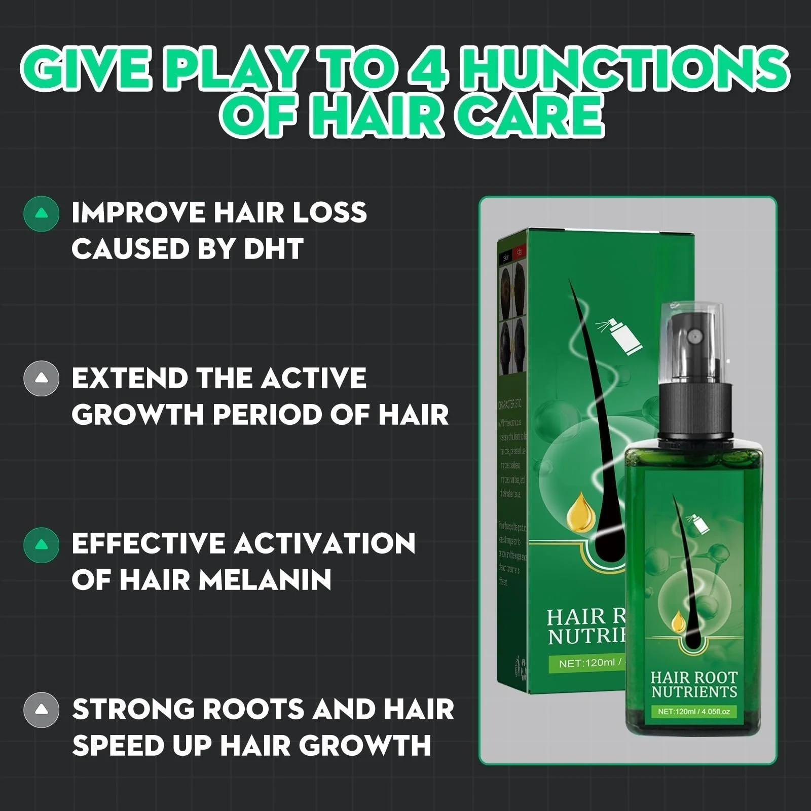 Сироватка для росту волосся Tkekruh 120 мл (2 шт.), фото №5