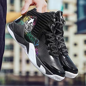 Кроссовки для мальчиков, баскетбольные, легкие, нескользящие, дышащие synthetic.ua - Фото 1