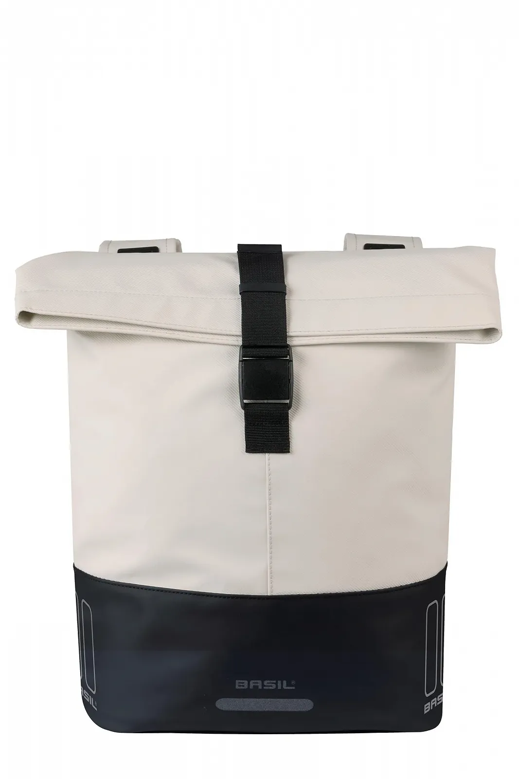 Велосумка подвійна на багажник Basil Cove 28-32 л White / Black, фото №2