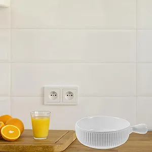 Форма для запекания керамическая с ручками термостойкая для микроволновой печи многофункциональная synthetic.ua - Фото 1