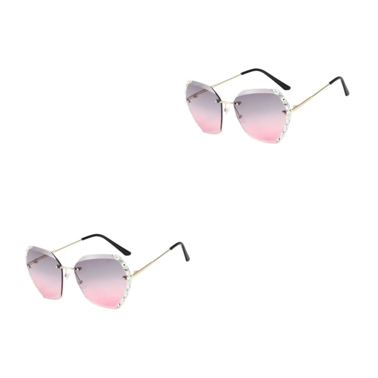 Сонцезахисні окуляри Кристал Жіночі Великого Розміру PACKOVE x2 штуки, фото №1 Сонцезахисні окуляри Кристал Жіночі Великого Розміру PACKOVE x2 штуки, фото №1