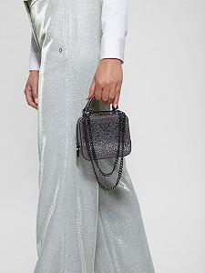 Міні-кроссбоді GUESS Lua Top Zip вечірня, цинкового кольору ціна на synthetic.ua - Фото 1 Міні-кроссбоді GUESS Lua Top Zip вечірня, цинкового кольору synthetic.ua - Фото 1