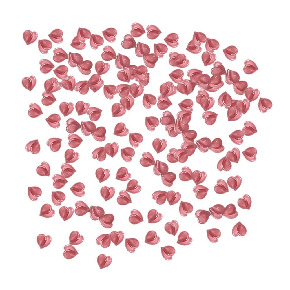 Прикраса для нігтів Серце, 100 шт., фото №1