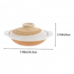 Каструля-сотейник PRETYZOOM керамічна термостійка японський стиль енергоощадна synthetic.ua - Фото 1