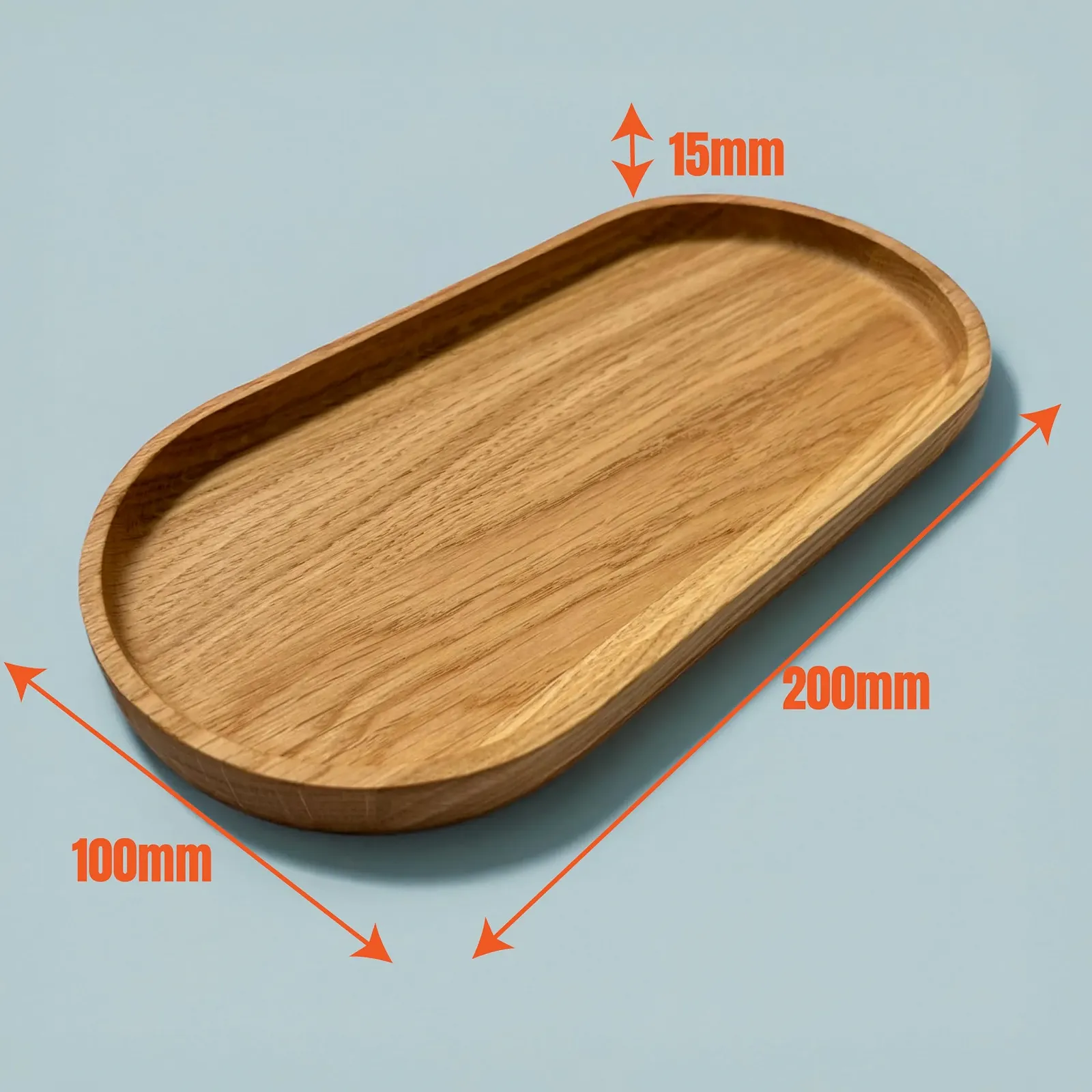 Декоративный поднос EKFJAELL Дерево, Овальный, Дуб, фото №4 Декоративный поднос EKFJAELL Дерево, Овальный, Дуб, фото №4