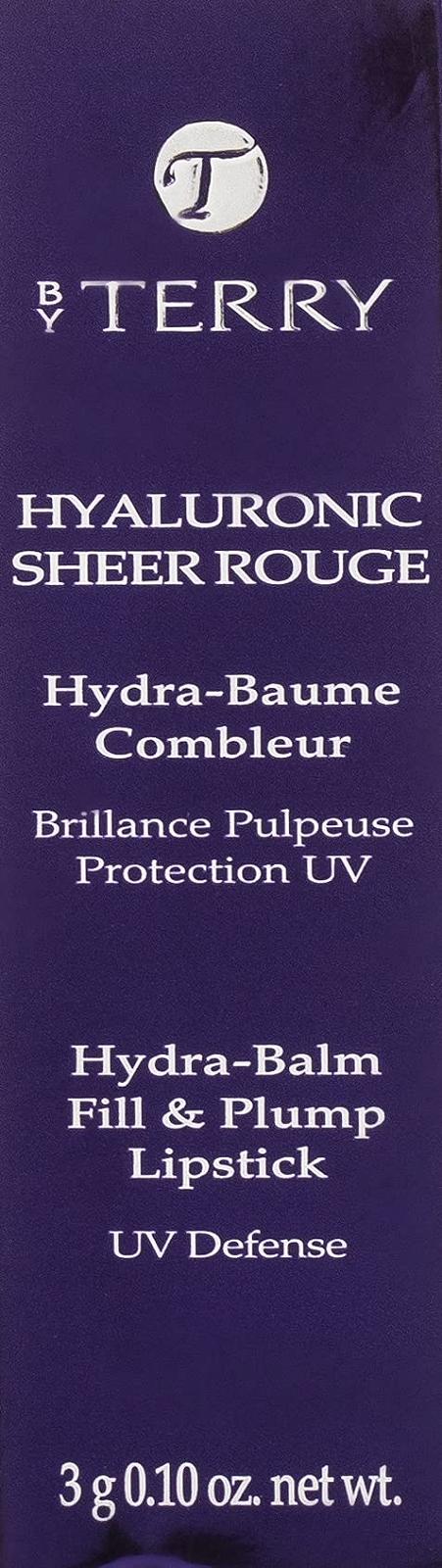 Помада By Terry Hyaluronic Sheer Rouge № 1- Fatal Shot 3 г, фото №2 Помада By Terry Hyaluronic Sheer Rouge № 1- Fatal Shot 3 г, фото №2