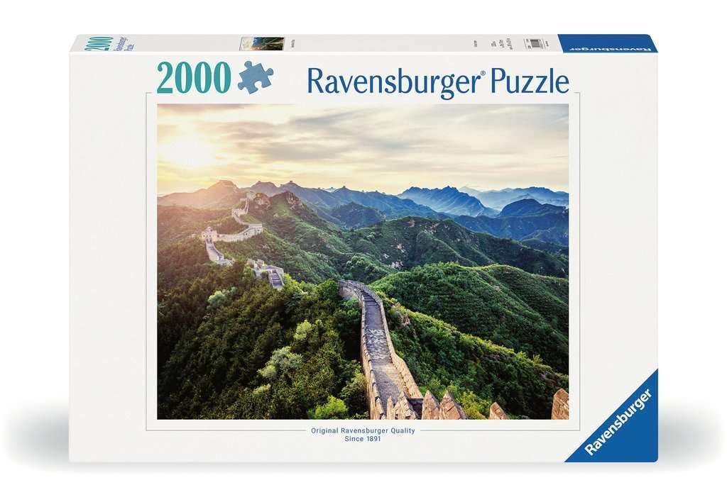 Пазл Ravensburger 17114 Chinese Wall in Sunlight 2000 элементов для детей и взрослых от 14 лет, фото №1
