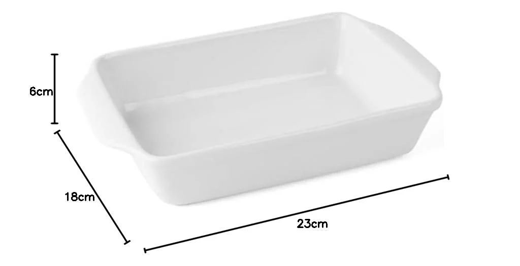 Форма для запекания Holst Porzellan GU 15023 28.5 x 17.5 x 6 см Белая, фото №3