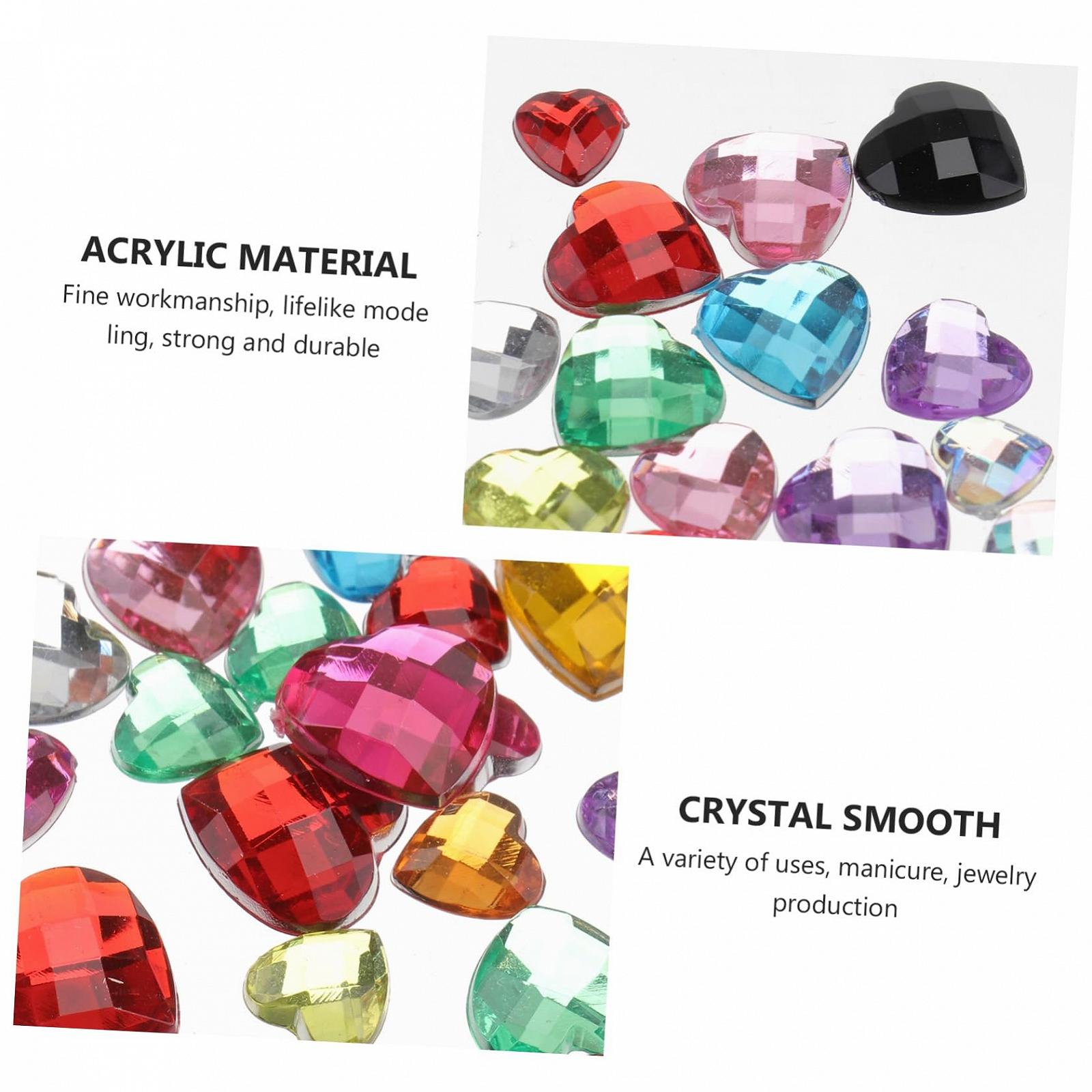 Стразы для ногтей Healvian Сердце Акриловые, фото №8 Стразы для ногтей Healvian Сердце Акриловые, фото №8