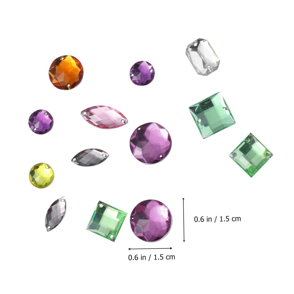 Прикраса Стрази Скло AB Кристал 3D Круглий, фото №9