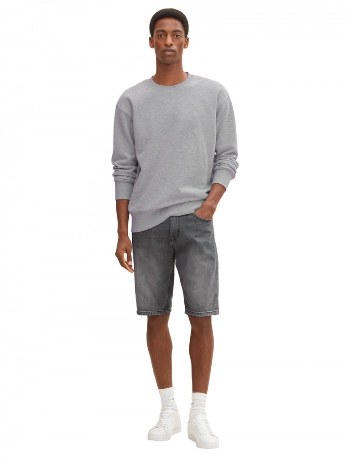 Джинсовые шорты Tom Tailor Josh shorts 30 Серый, фото №2
