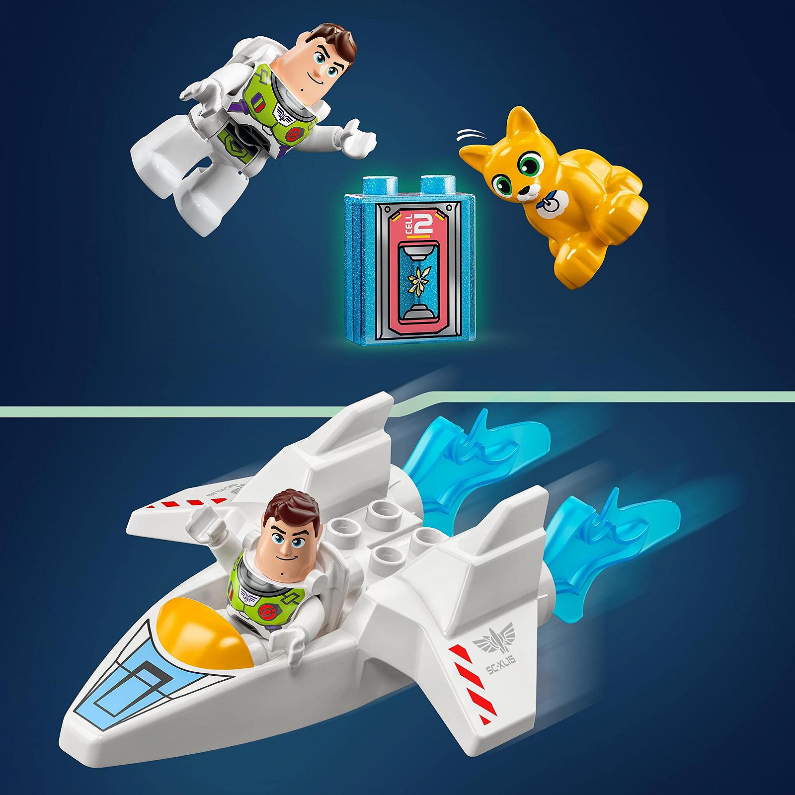 Конструктор LEGO DUPLO Disney and Pixar 10962 Планетарная миссия Базза Лайтера Космическая игрушка с космическим кораблем и роботом для малышей от 2 лет, фото №4
