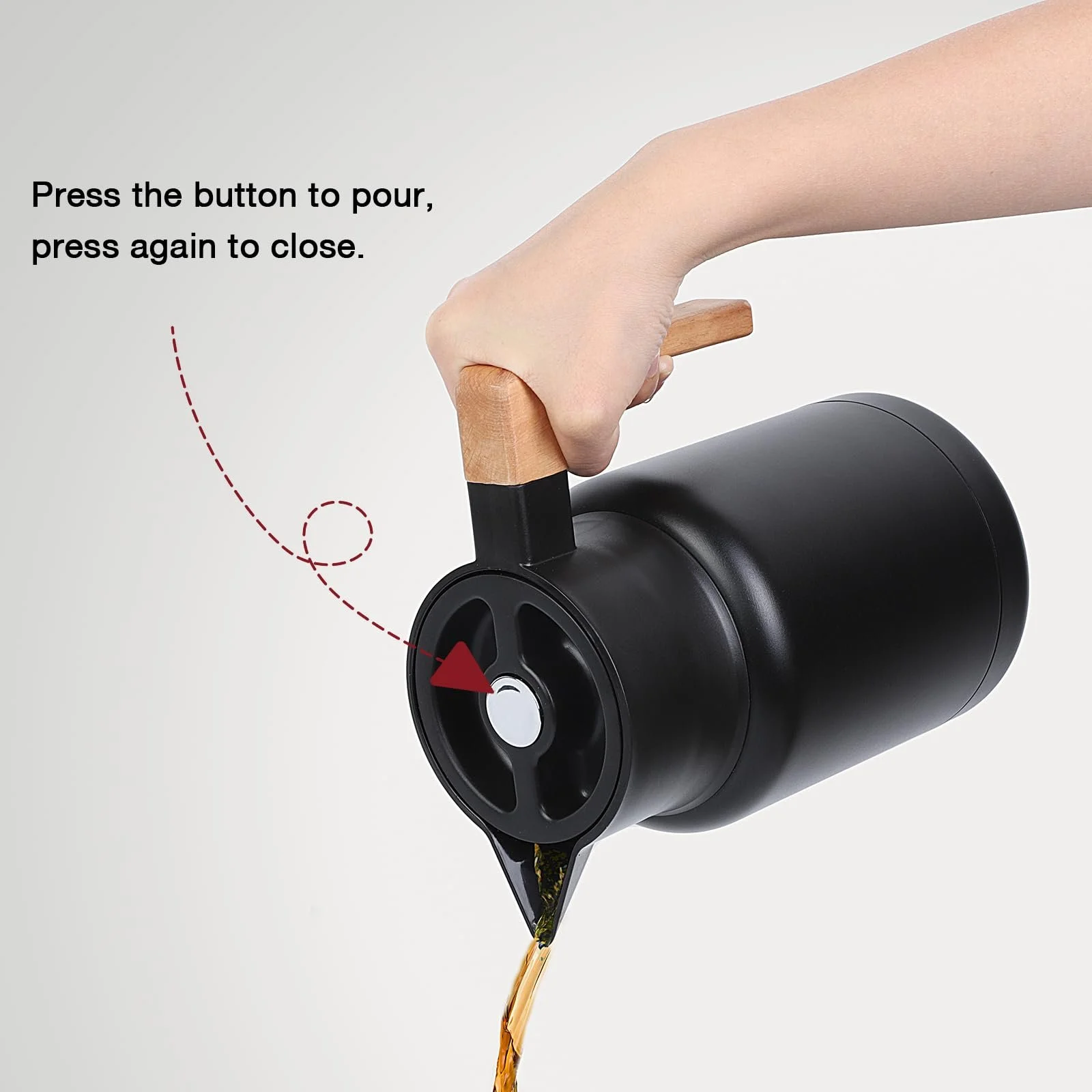 Термос-кавник VINATO 1.5 л, з нержавіючої сталі 304, фото №7