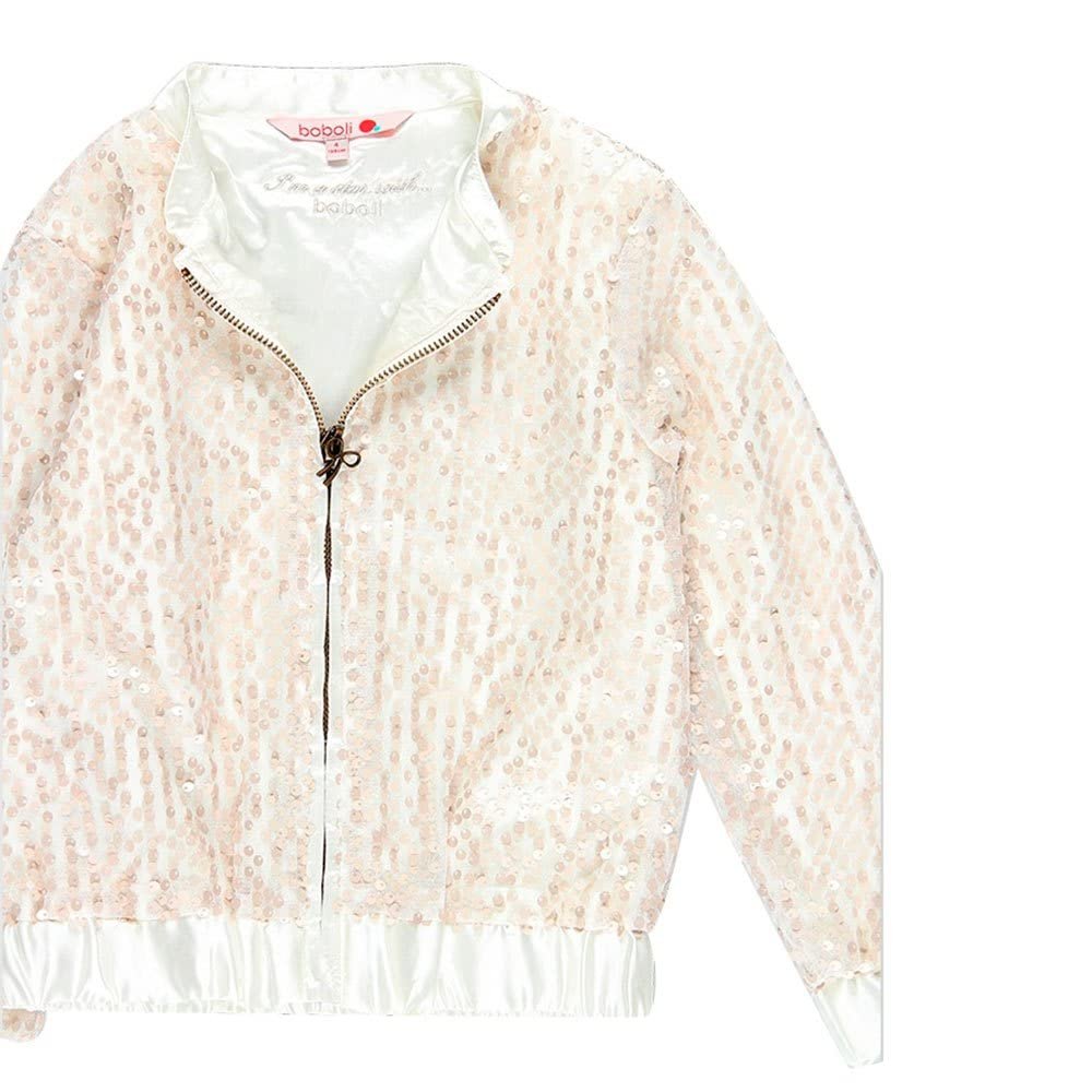 Бомбер Boboli с тюлем 6 лет, бежевый, фото №2 Бомбер Boboli с тюлем 6 лет, бежевый, фото №2