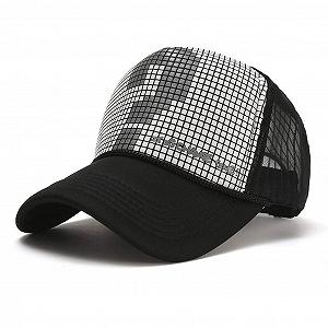 Бейсболка Вельветовая Унисекс с Пайетками Регулируемая Спортивная Байкерская synthetic.ua - Фото 1