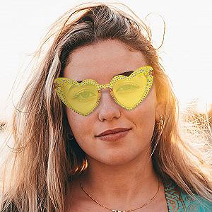 Солнцезащитные очки Сердце Xvilmaun synthetic.ua - Фото 1