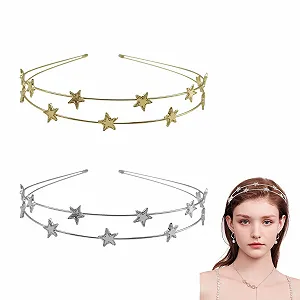 Обруч Звезда Золотой и Серебряный - Фото 1