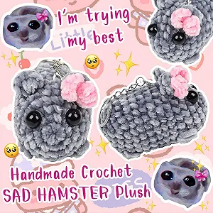 Плюшевая Игрушка Хомяк Печальный synthetic.ua - Фото 1