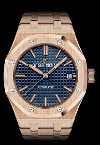 Чоловічий годинник Didun Royal One Sporty Elegant Automatic, сапфірове скло, міцний ремінець, механізм Miyota synthetic.ua - Фото 1