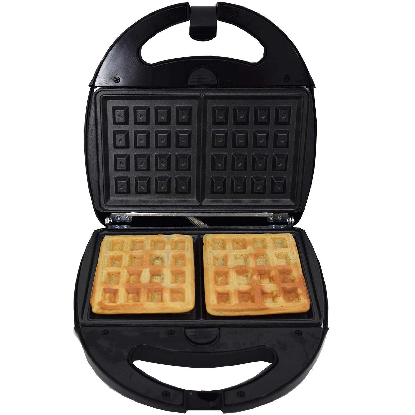 Вафельница Syntrox Germany Chef Maker SM-1300W, съемные пластины, черный цвет, фото №3