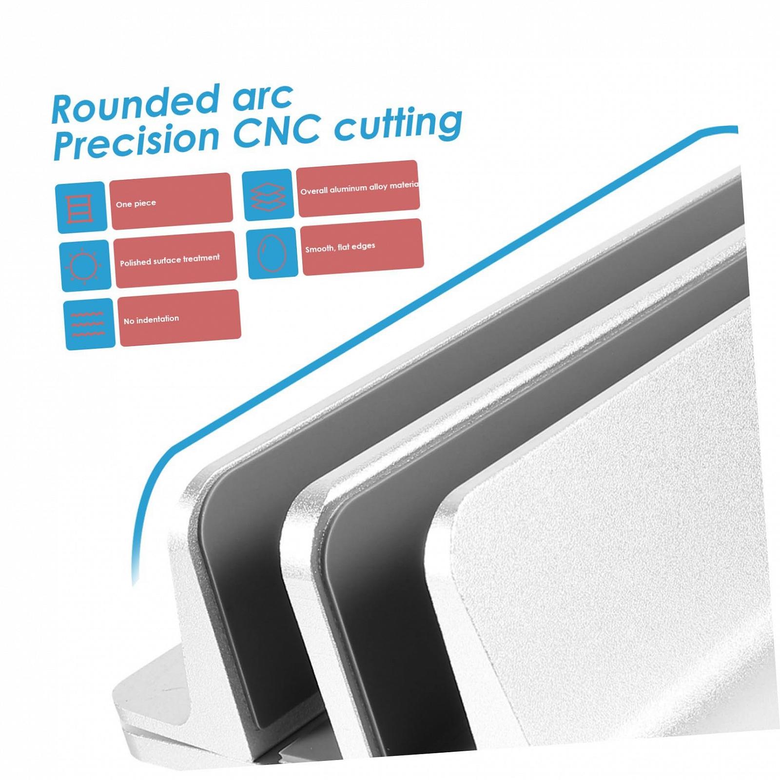 Вертикальна Підставка Artibetter Для ноутбука та планшета з алюмінієвого сплаву з широкою основою, фото №7