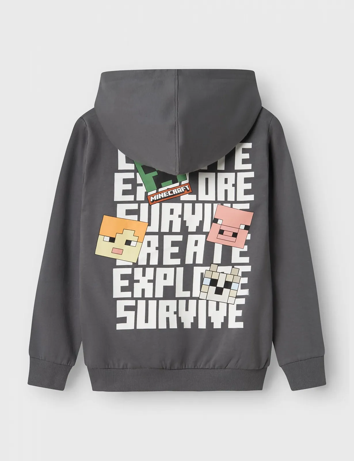 Толстовка Name it kids Minecraft Nreg SWE Wh Unb Bfu для хлопчиків (1 шт. в упаковці), фото №2