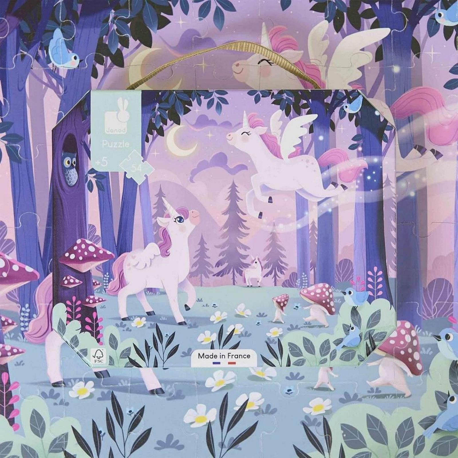 Пазл Janod Unicorn 54 элемента J02555 Purple, фото №4 Пазл Janod Unicorn 54 элемента J02555 Purple, фото №4