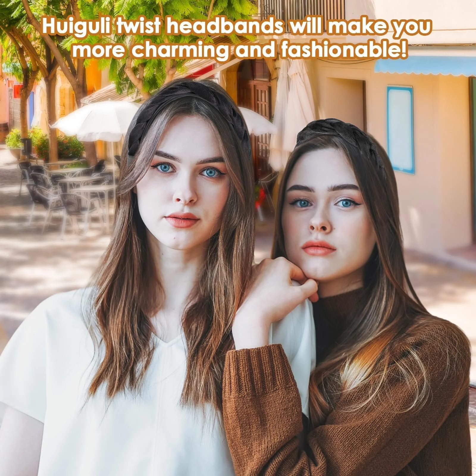 Обруч оксамитовий плетений вінтажний чорний широкий аксесуар для волосся, фото №6