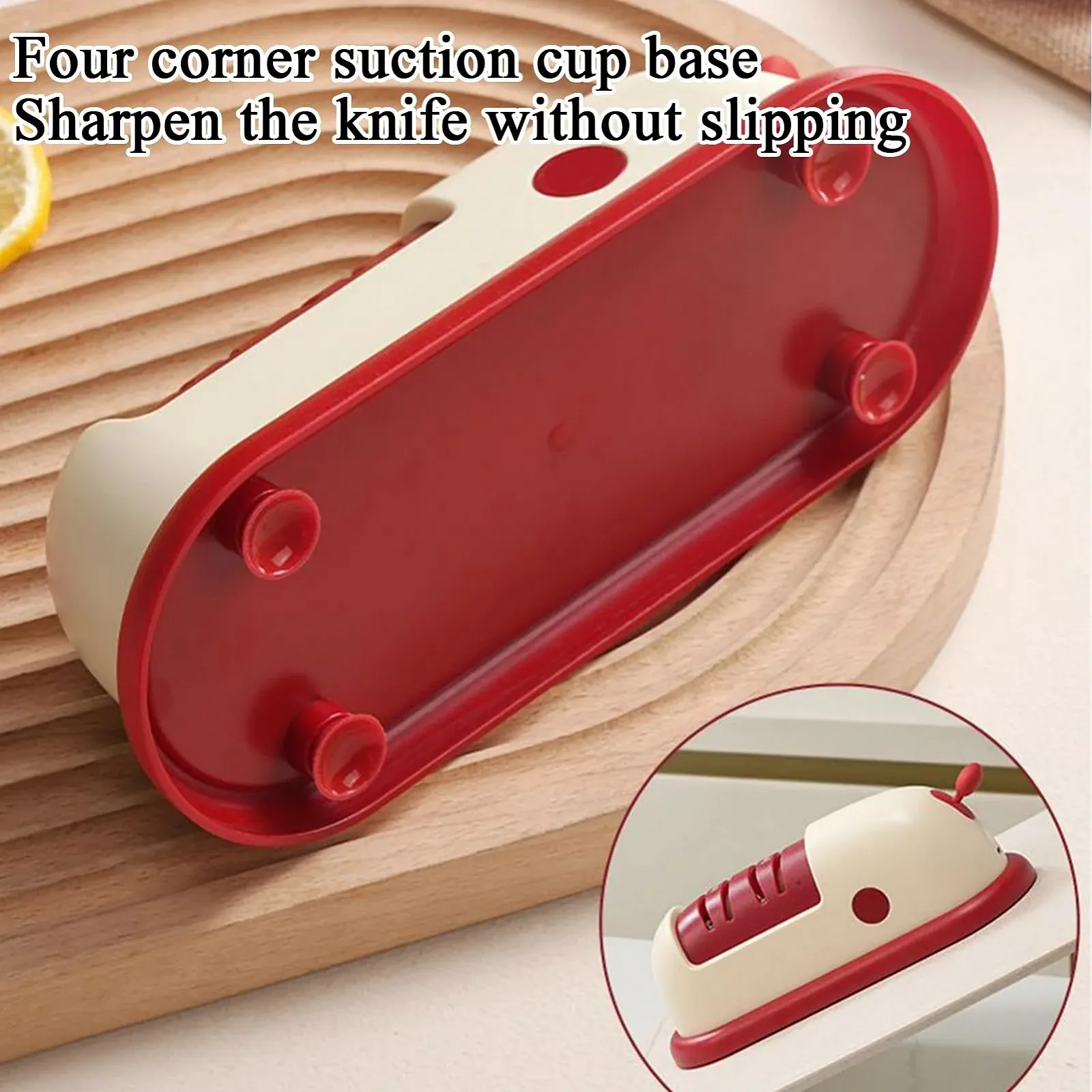 Точилка для кухонних ножів та ножиць 2-ступенева акумуляторна, фото №6 Точилка для кухонних ножів та ножиць 2-ступенева акумуляторна, фото №6