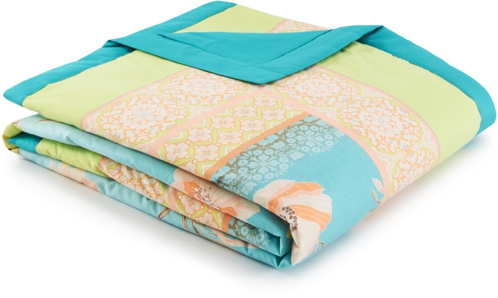 Плед Bassetti POSILLIPO 9328841 Хлопок Зеленый 135 x 190 см, фото №1