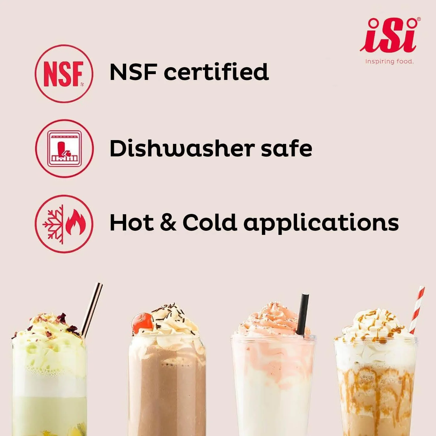 Диспенсер для вершків iSi Gourmet Whip Plus / 0.5 л / Метал, фото №4