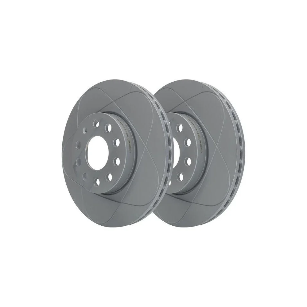 Тормозной диск ATE PowerDisc 24.0325-0145.1 для SEAT SKODA VAG, передняя ось, фото №2