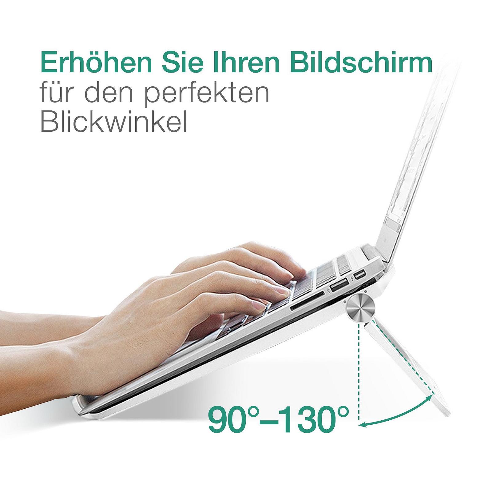 Підставка для ноутбука CELLONIC Регульована Портативна для ноутбуків/планшетів до 17 дюймів ABS з вентиляцією, фото №3