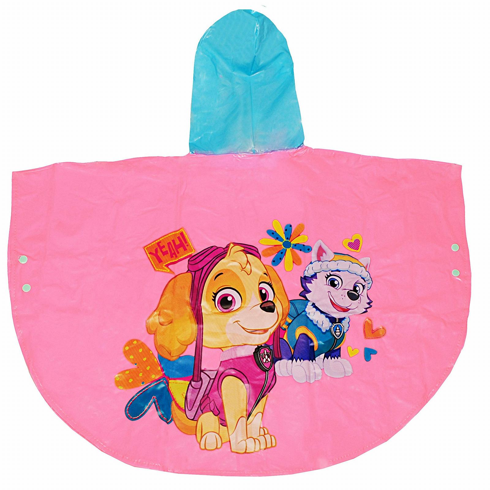 Дитячий плащ-пончо Paw Patrol Skye & Everest Розмір 128-146 Рожевий/різнокольоровий, фото №9 Дитячий плащ-пончо Paw Patrol Skye & Everest Розмір 128-146 Рожевий/різнокольоровий, фото №9