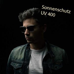 Сонцезахисні окуляри Uni-Sex Високої Якості Чорний synthetic.ua - Фото 1