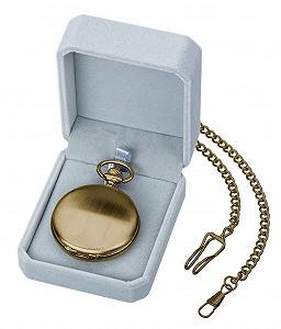 Карманные часы Eichmüller Quartz Brass Savonnette Vintage 45 мм с бархатной коробкой и цепочкой, Vintage - Фото 1