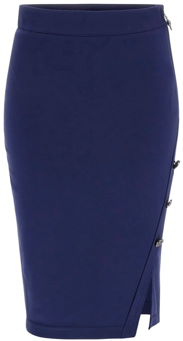 Женская юбка-карандаш GUESS JEANS / Темно-синяя / Размер S, фото №1