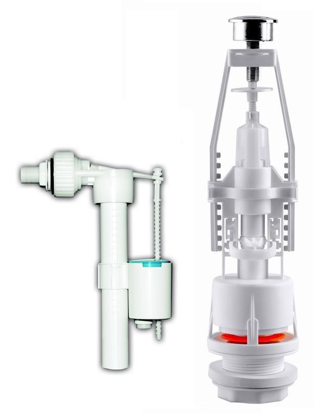 Арматура для унітазу бічне підведення 1/2 Nova 4126, фото №2