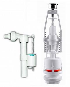 Арматура для унітазу бічне підведення 1/2 Nova 4126 synthetic.ua - Фото 1